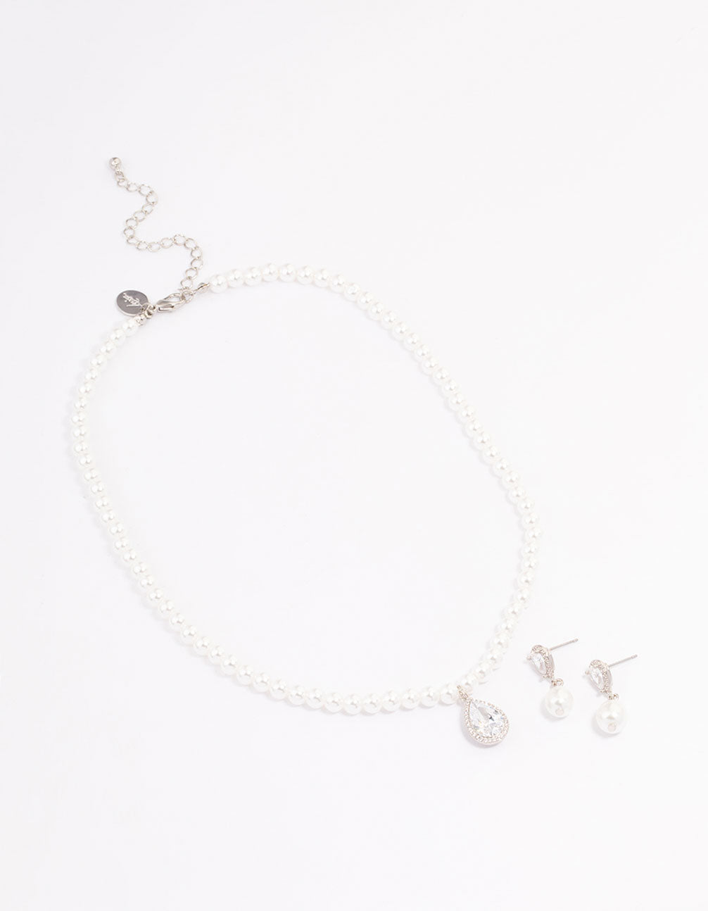 Silver Multi Cubic Zirconia Jewellery Set