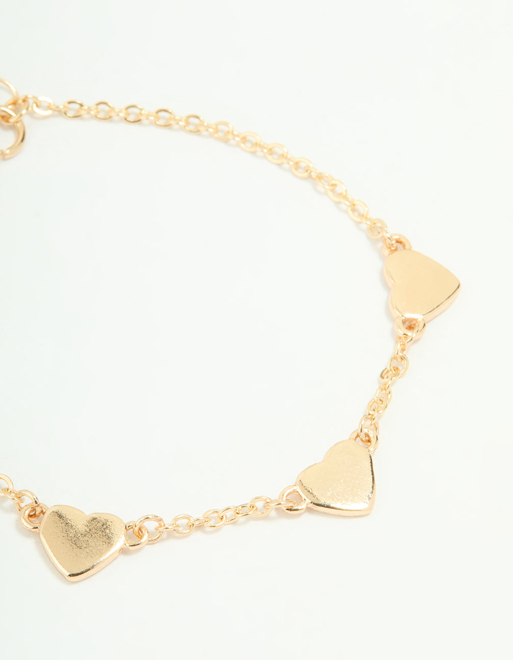 Gold Envelope & Heart Bracelets 2-Pack
