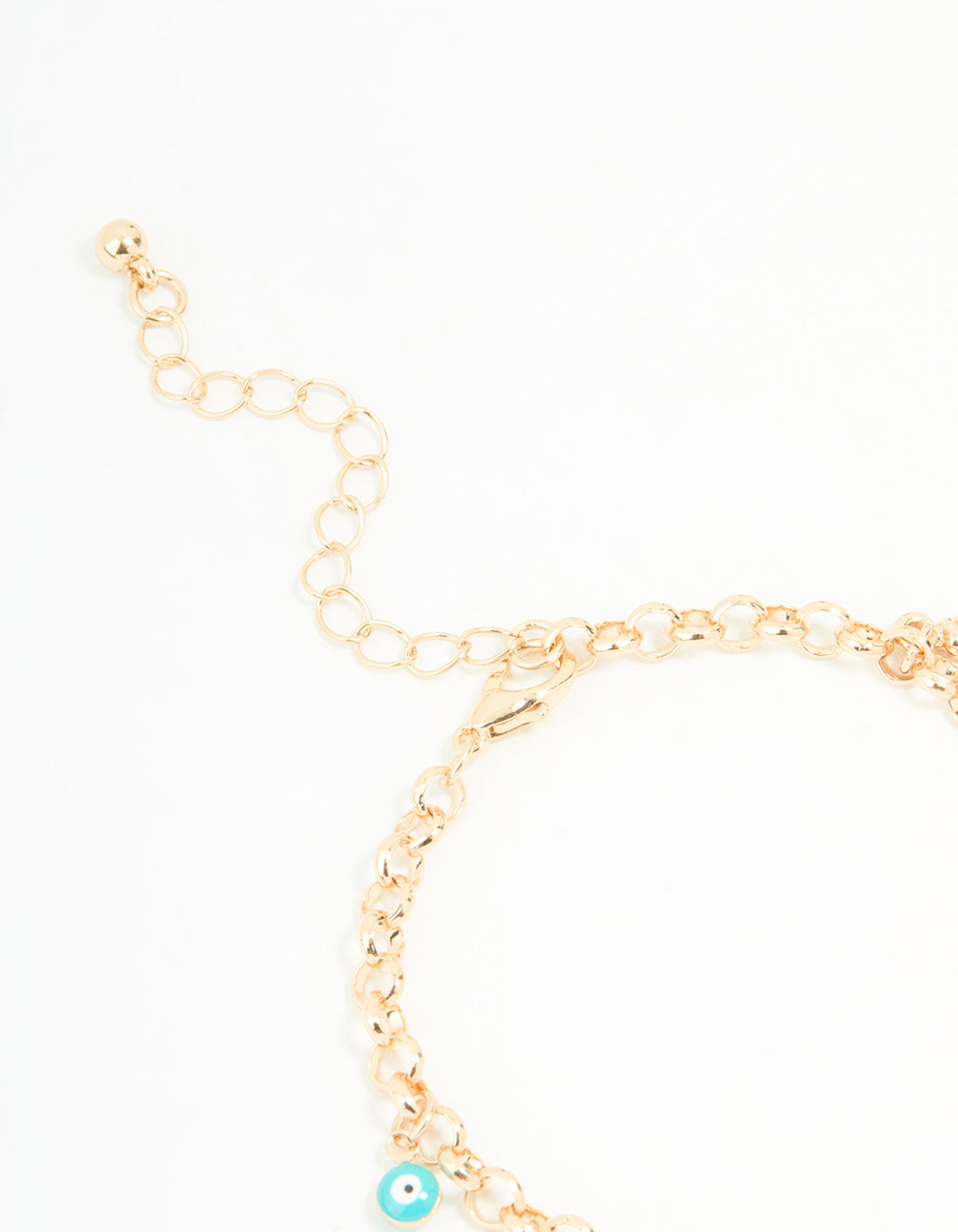 Gold Ocean Charm Bracelet