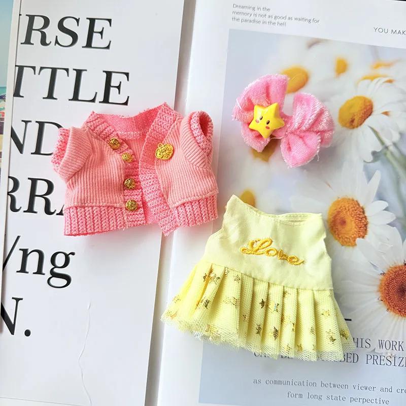 17cm Labubu Doll Clothes 3 Pieces - Outfit Plush doll clothes Macaron Cute Clothing DIY Kid Gift  - Labubu Costume - Labubu Doll Clothes!