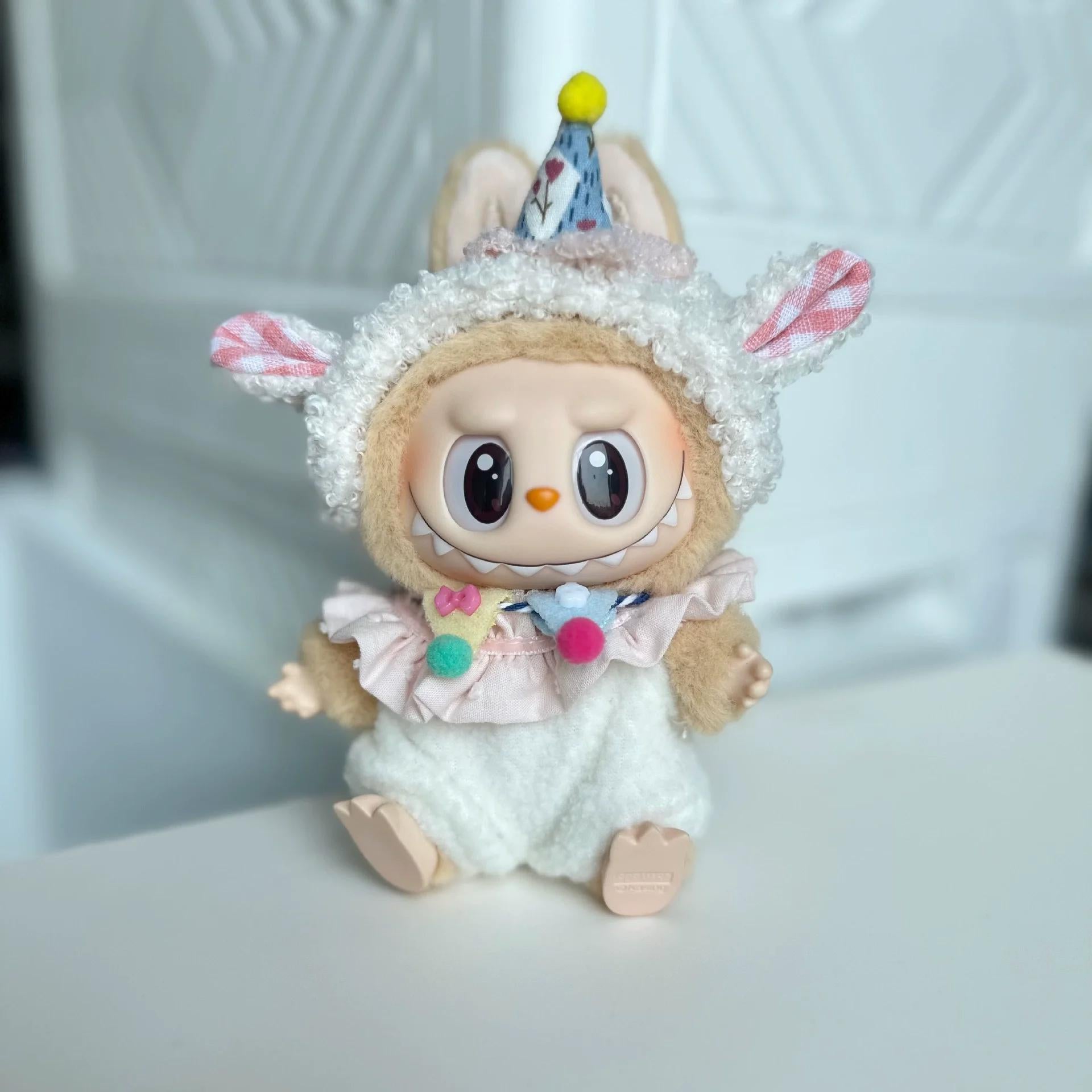 Labubu Clothes & Accessories – Handmade Labubu Outfit, Scrubs Set, Décor Outfit, Gift Set for Popmart Labubu Doll Accessories