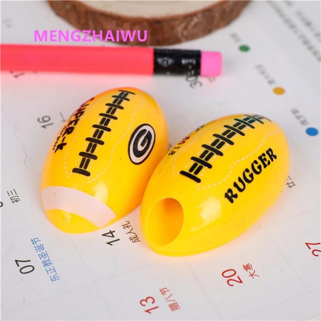 Cute Rugby Shape Sharpener, Cute Egg Shape Sharpener
