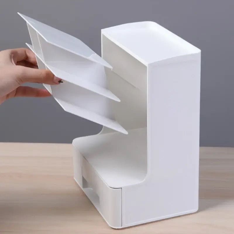 Slop Desktop Storage Box With Drawer, Classify Drawer Type Storage Box.