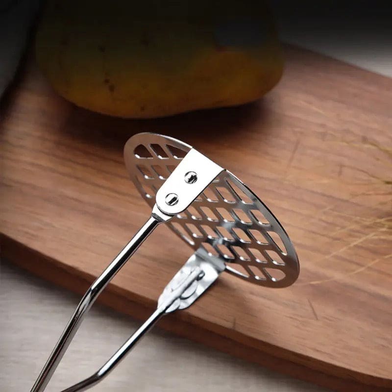 Metal Potato Masher, Rice Presser, Fruit Juice Maker, Potatoes Mud Pusher, Smooth Musher Crusher, Kitchen Accessories