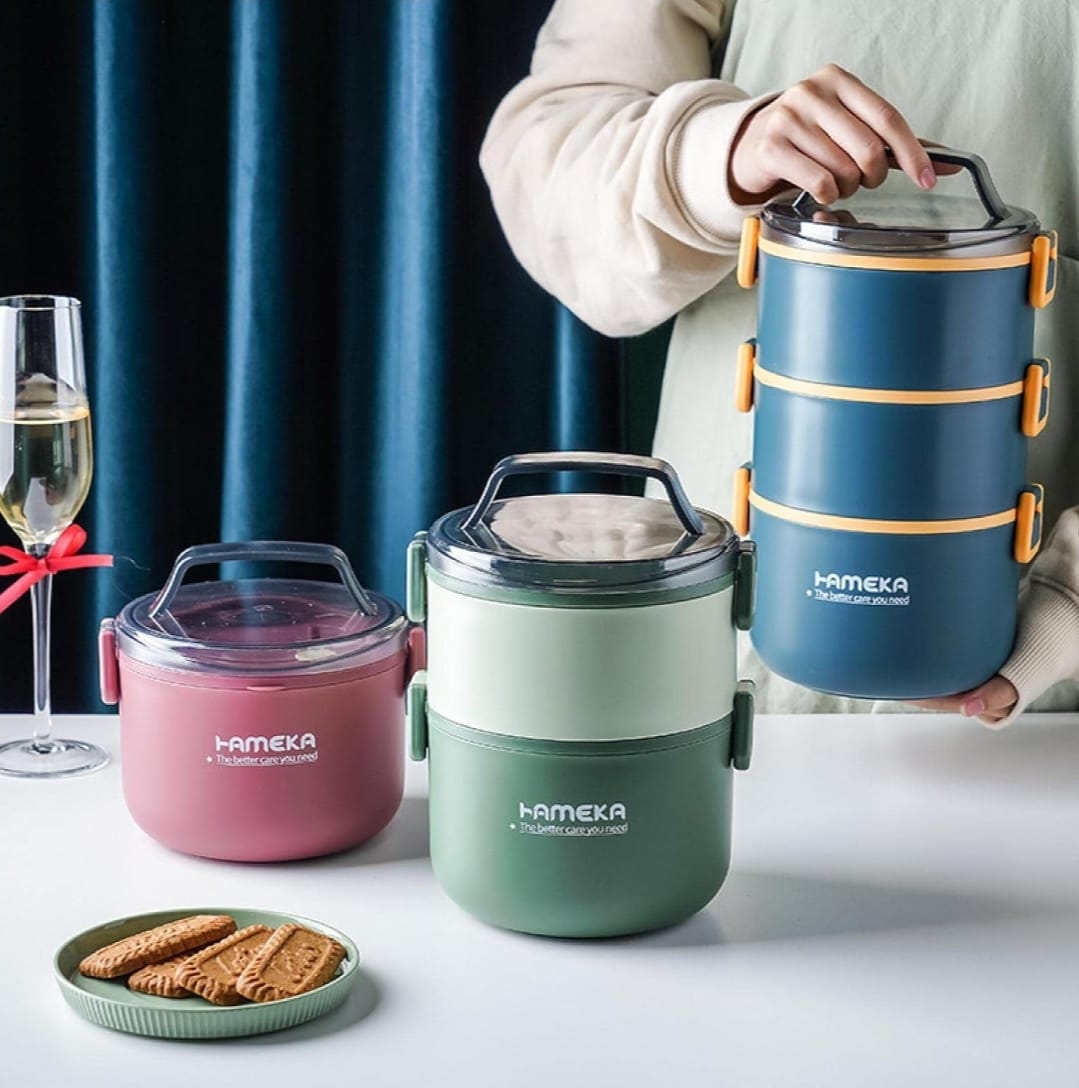 Adult Bento Lunch Box, Leakproof Portable Food Container, Outdoor Camping Picnic Lunch Box