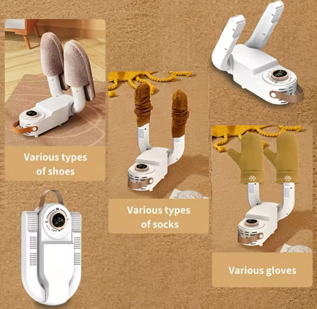 Electric Shoe Dryer,  Multifunctional Socks Dryer, Household Shoe Warmer Heater