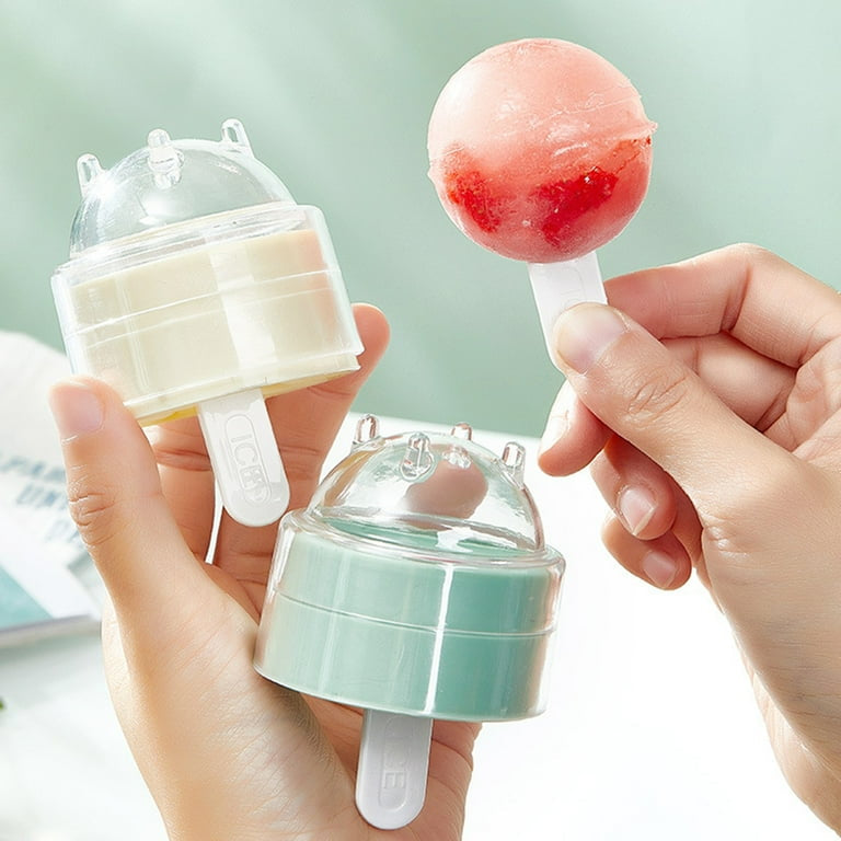 Set Of 4 Acrylic Ice Lolly Mold, Ice Ball Mold Stick, Creative Design Ice Lolly Mold, Easy Demoulding Ice Ball Mold