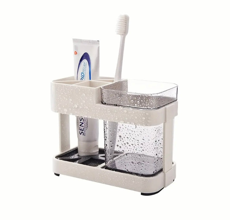 Creative Toothbrush Holder, Washing Cup Toothbrush Holder,  Bathroom Shelf Toothbrush Storage Rack