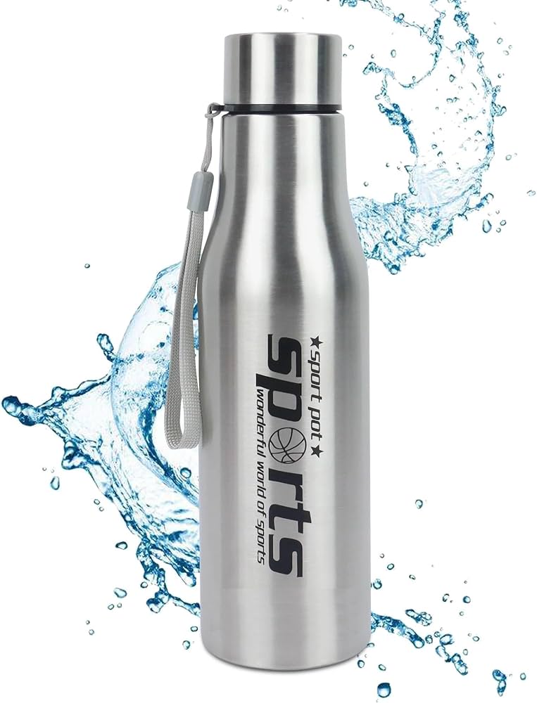 Sports Stainless Steel Water Bottle, Sports Water Bottle for Outdoor Activities, Vacuum Flask Thermo Water Bottle