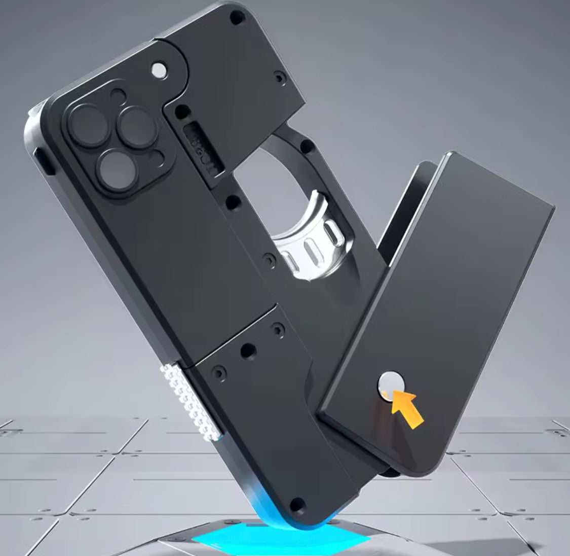 Folding Mobile Soft Bullet Gun Toy, Creative Mobile Phone Deformation Pistol Toy, Kids Pistol Toy, Creative Mobile Phone Bullet Gun