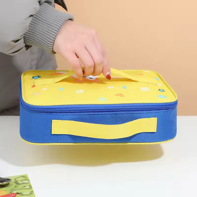 Animated School Thermal Lunch Bag, Cute Large Capacity Lunch Bag, New Style Insulated Kids Lunch Bag