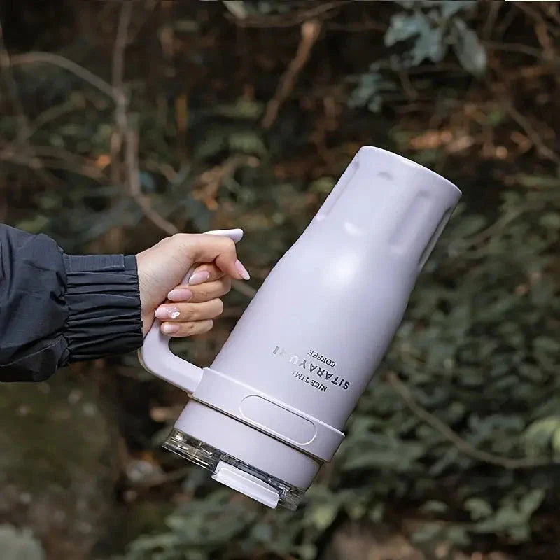 Large-Capacity Stainless Steel Insulated Tumbler