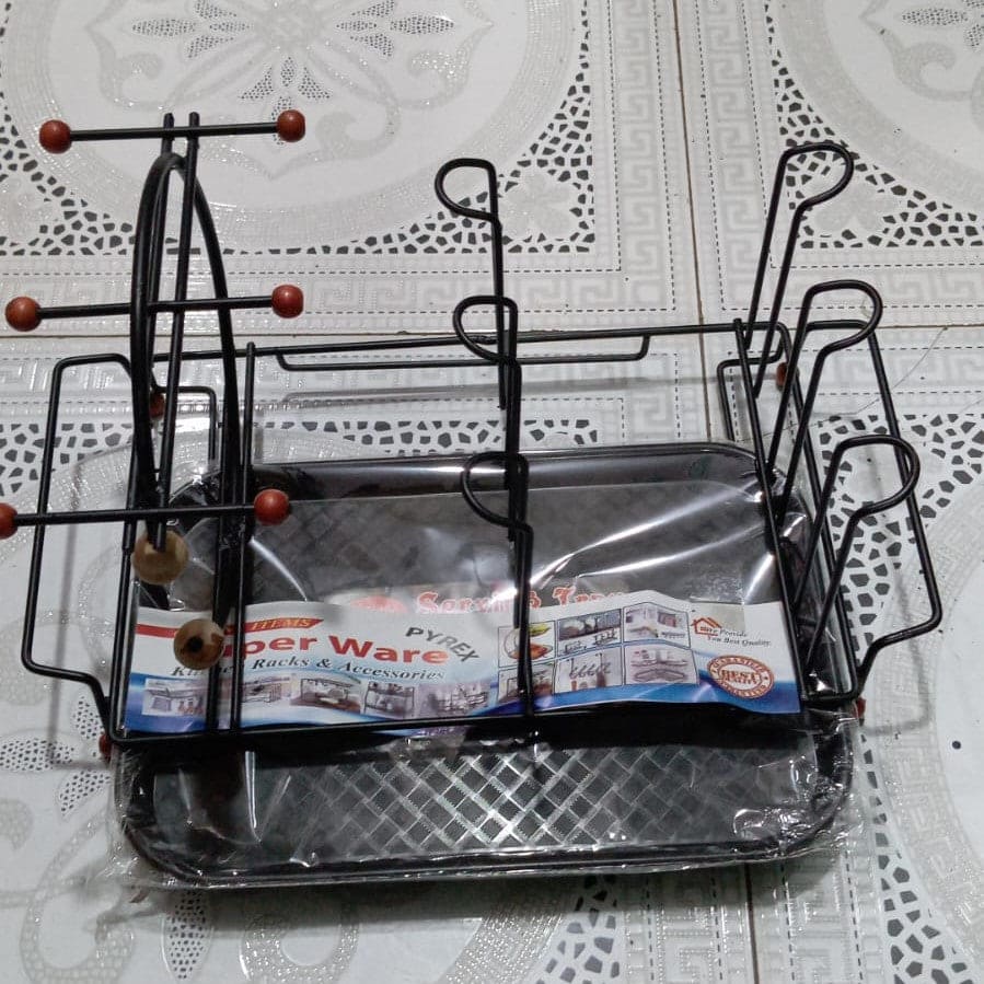 Metal Utensils Unit, Dishes Cutlery Dry Rack, Multifunction Metal Utensils Holder