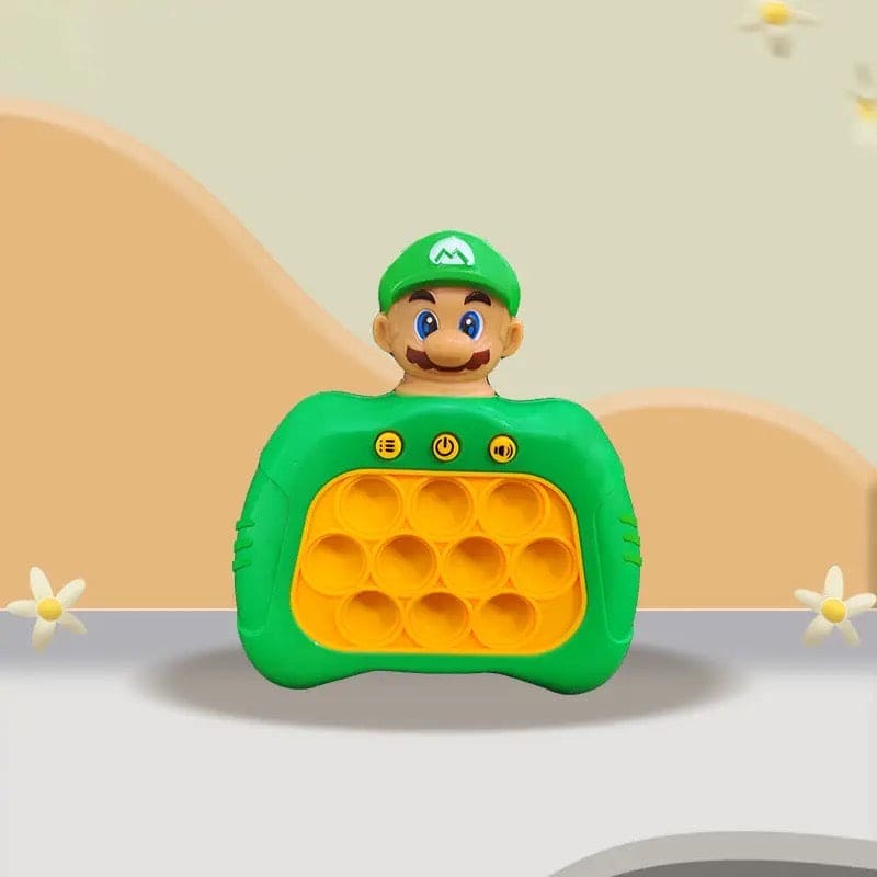 Console Pop Up Toy, Quick Push Game Machine, Light Bubble Puzzle Toy.