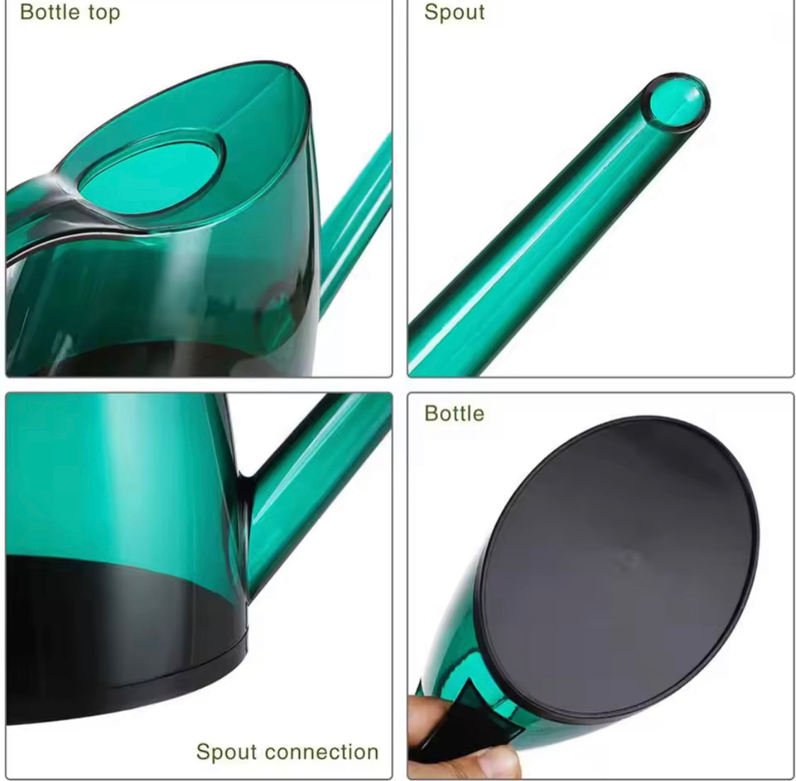 1.4L Transparent Long Spout Watering Kettle.