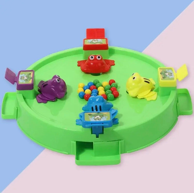 Fun Frog Eats Beans Game,  Parent-child Interaction Table Board Game, Educational Games For Children