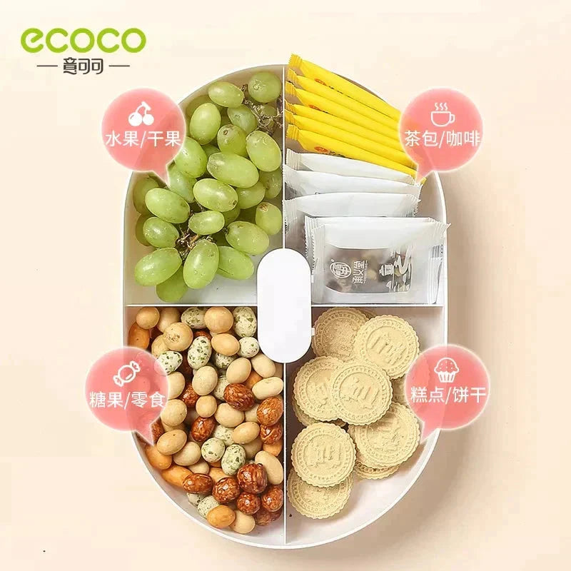 Ecoco Double Layer Candy & Dry Fruits Box
