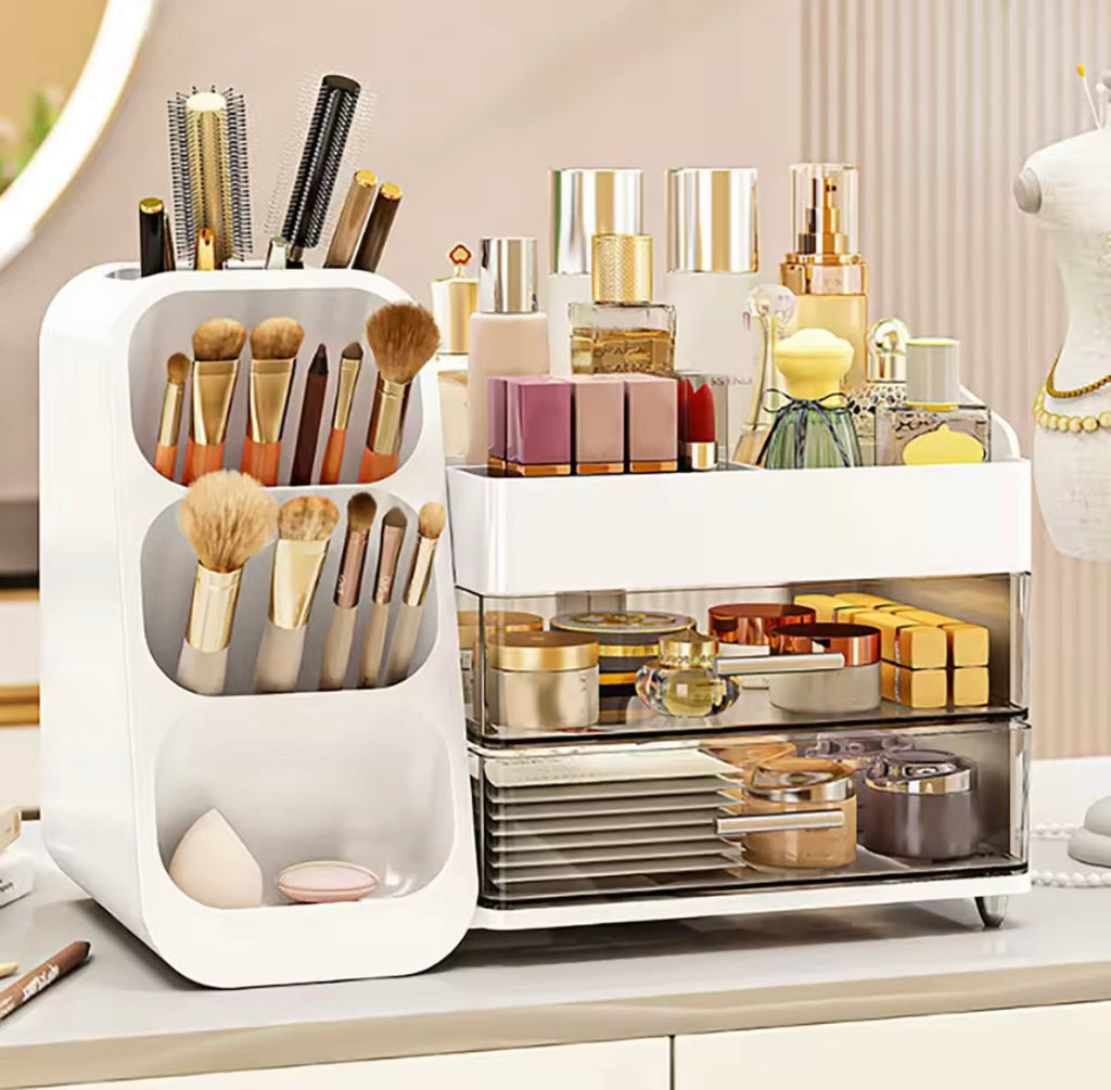 Makeup Organizer With Drawers, Makeup Sundries Storage Organizer, Cosmetic Display Case