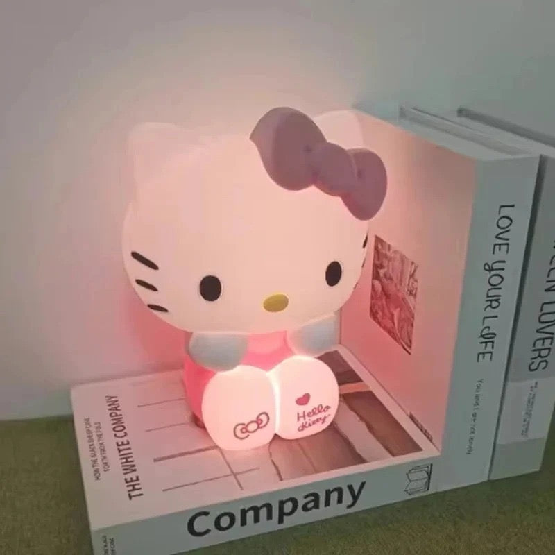 Cute Hello Kitty Silicone Touch Night Light