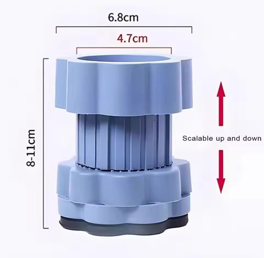 Pack Of 4 Anti Vibration Washing Machine Pads, Adjustable Height Anti Shock Foot Pad, Anti Slip Furniture Foot Pad