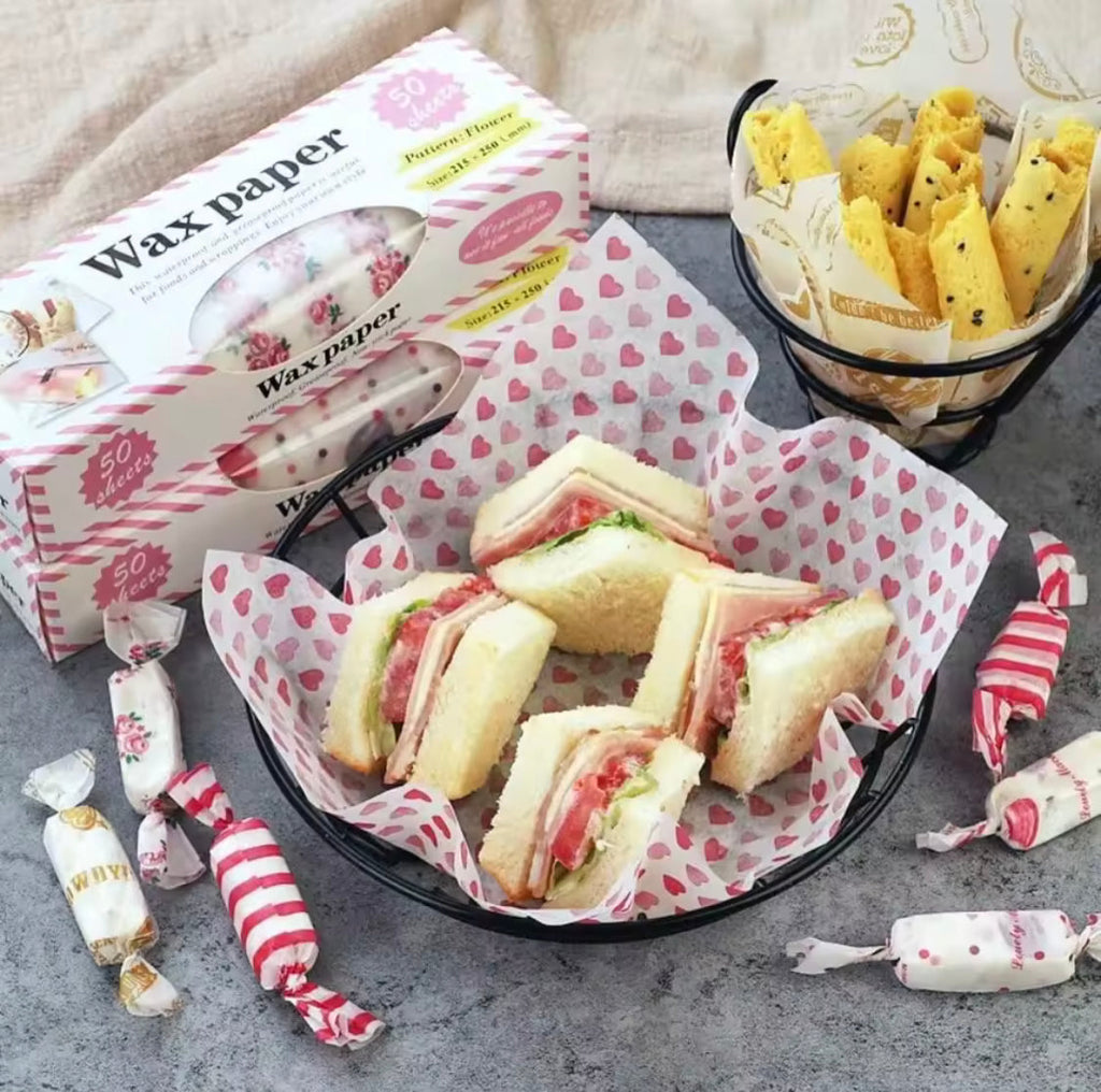 Greaseproof Wax Paper Sheets, Paper Sheets For Food Wrapping, Wax Paper For Baking And Packaging