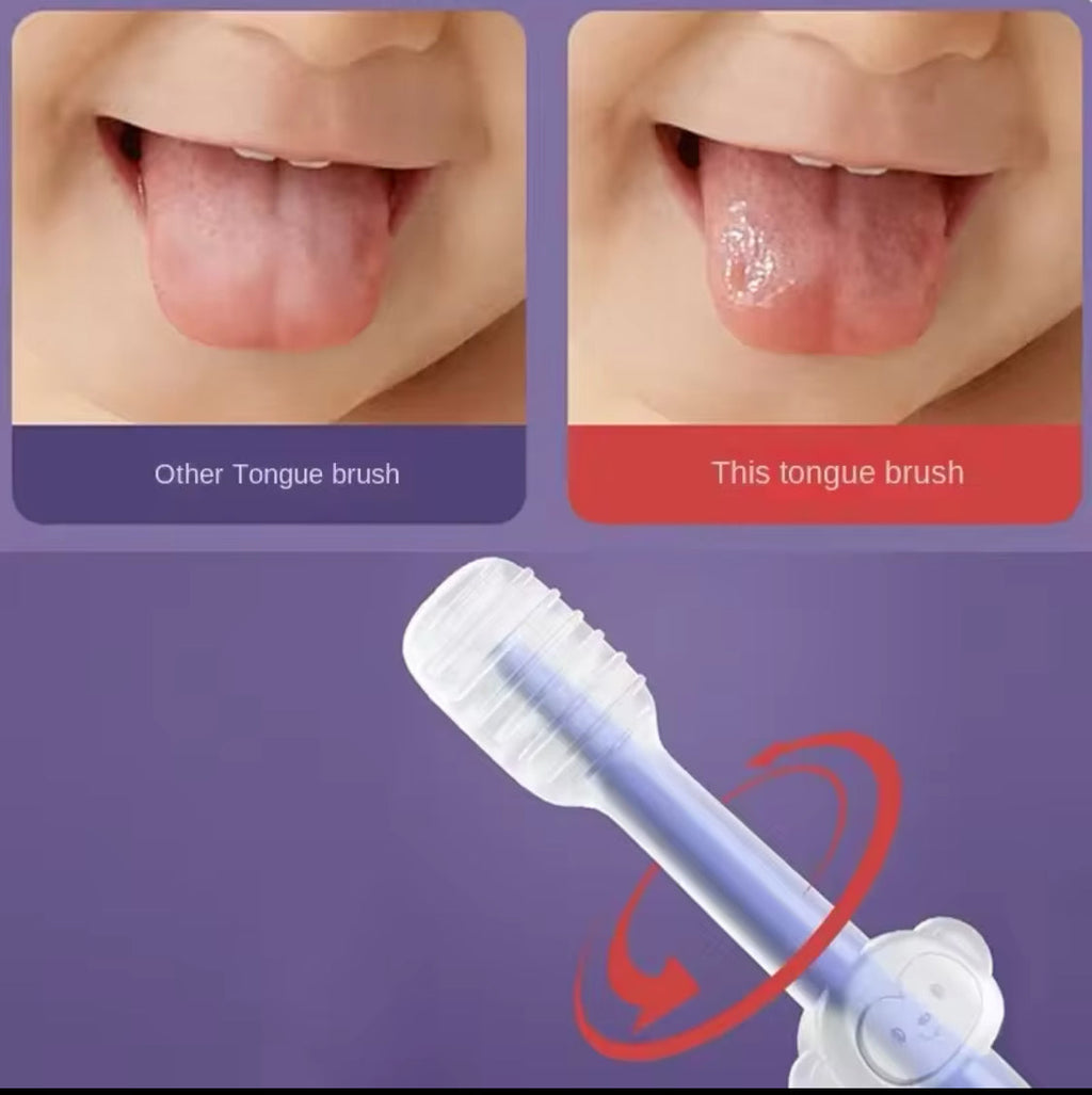 2pcs Baby Teeth Oral Care Cleaning Set, Soft Bristle Baby Toothbrush, Infant Silicone Toothbrush