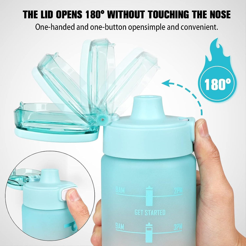 1L PH Water Bottle, Portable Gym Fitness Durable Sport Drinking Bottle, Unbreakable Water Bottle, Recyclable Plastic Drinking Bottle, Large Capacity Water Dispenser Bottle