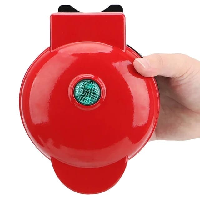 3 Hole Donut Machine, Non Stick Coated Doughnut Machine, 220V Mini Donut Makers For Children Kid, Household Electric Donut Maker, Electric Frying Pan Biscuit Hot Cake Maker