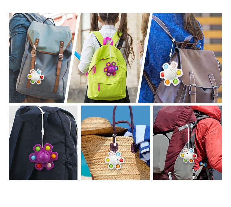 Face Changing Octopus Fidget Spinner, Silicone Interactive Change Faces Spinner, Anti Stress Push Bubble Fidget Spinner, Stress Relief Fidget Toys For Kids Adult, Simple Dimple Anti Stress Pop Toy, Squid Flip Octopus Change Faces Fidget Spinner Toys