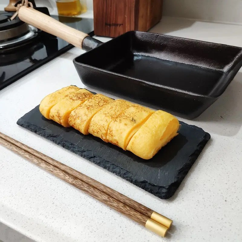 Aluminum Alloy Frying Pan, Cooking Skillet Cookware, Non-stick Square Cooking Skillet Frying Pan