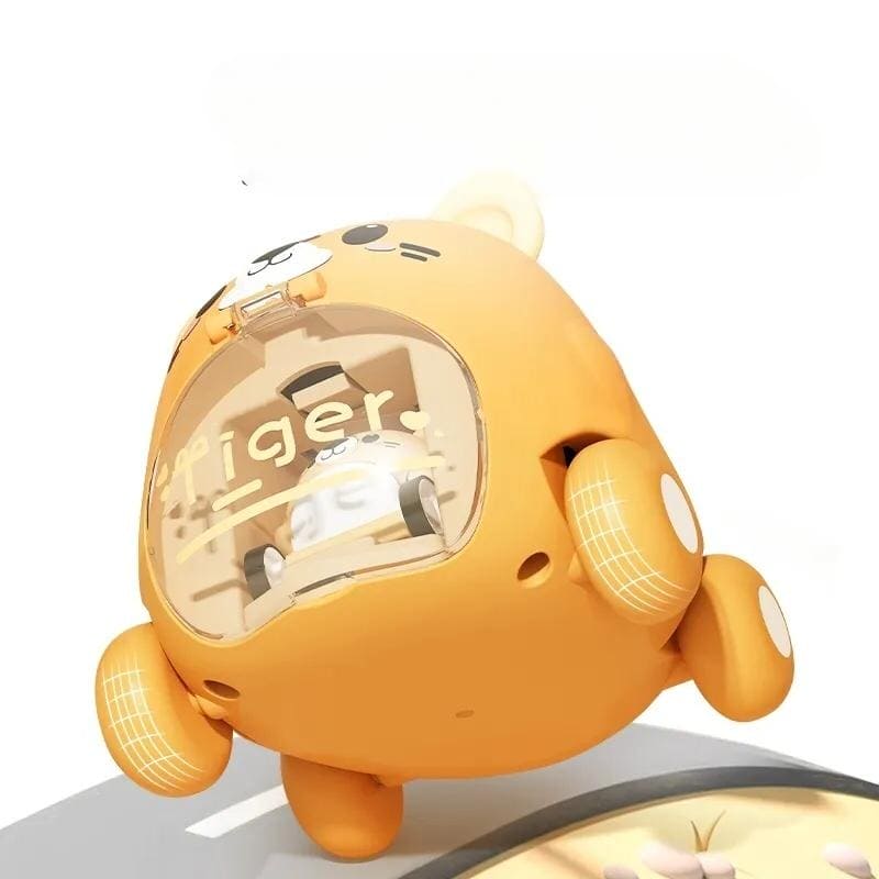 Montessori Baby Toy Car, Animals Pull Back Cars, Cute Pet Catapult Car Toy, Mini Inertia Car, Cartoon Push Press Power Toy, Plastic Push and Go Car, Funny Animals Pull Back Cars for Kids, Parent Child Interactive Toy