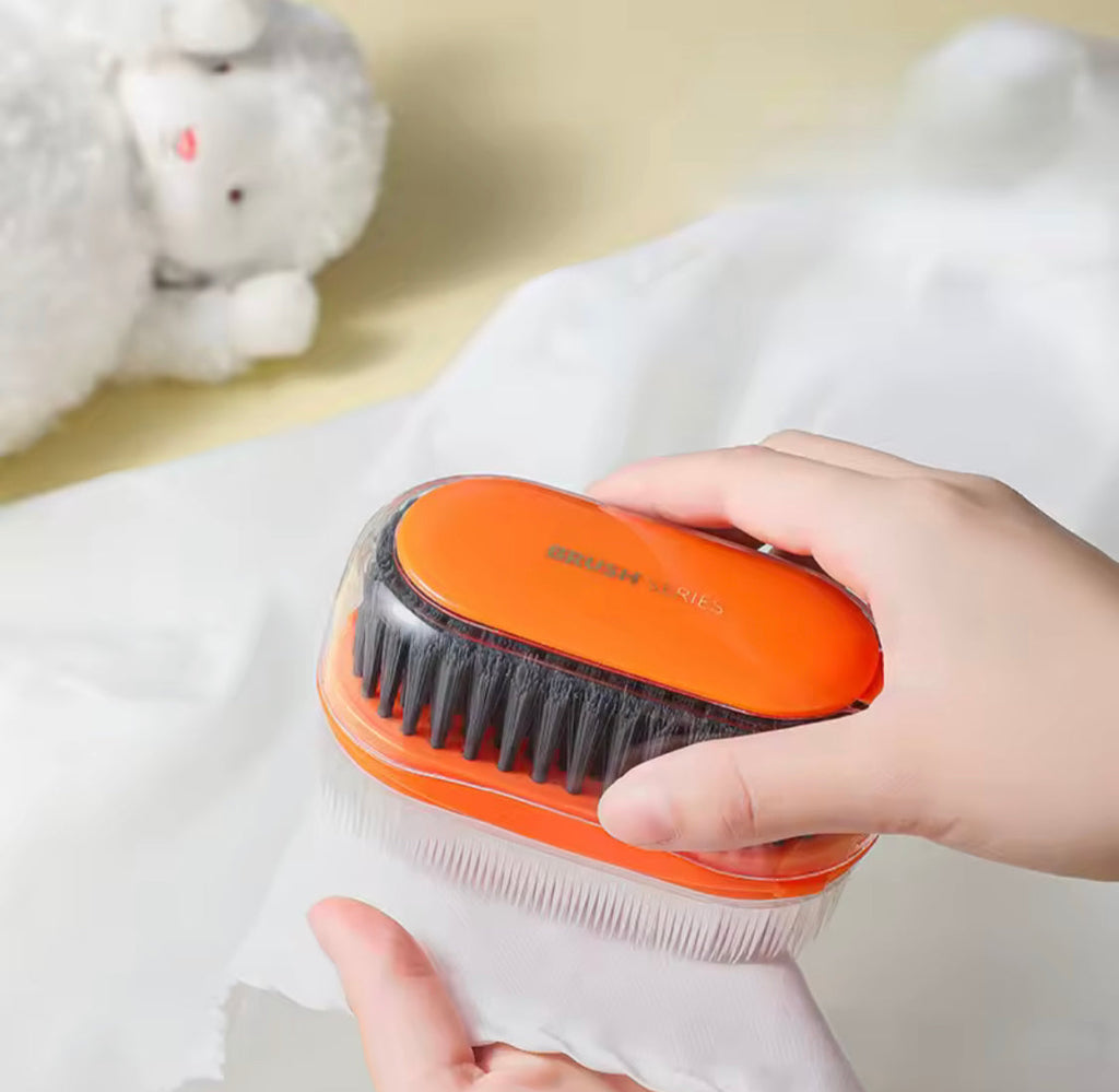 Double Head Clothes Scrubbing Brush, Multifunctional Soft Shoes Brush, Kitchen Soft Bristled Double Sided Brush