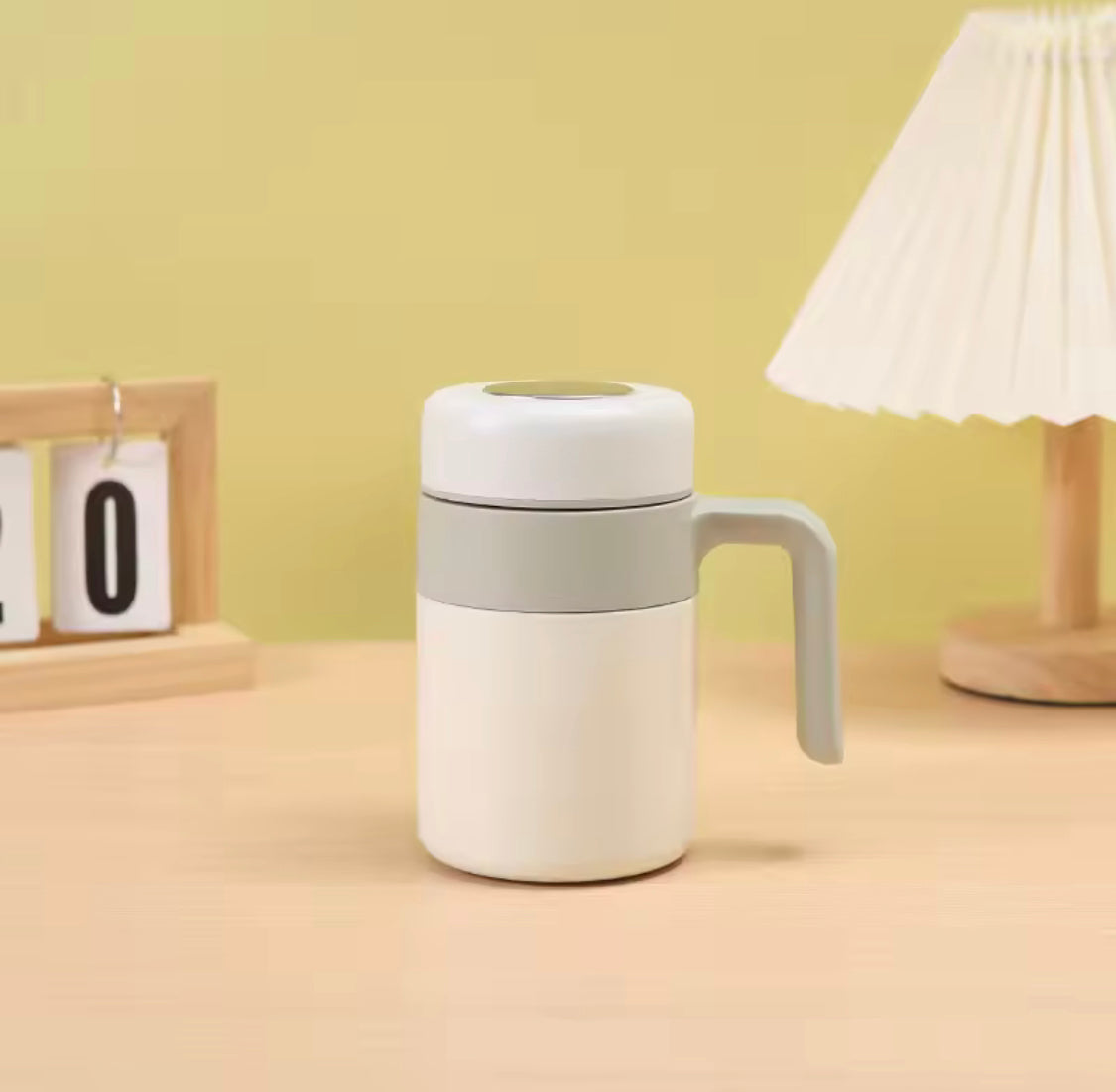 500ml Coffee Mug With Handle, Stainless Steel Drinking Cup With Handle, Double Wall Insulated Cup