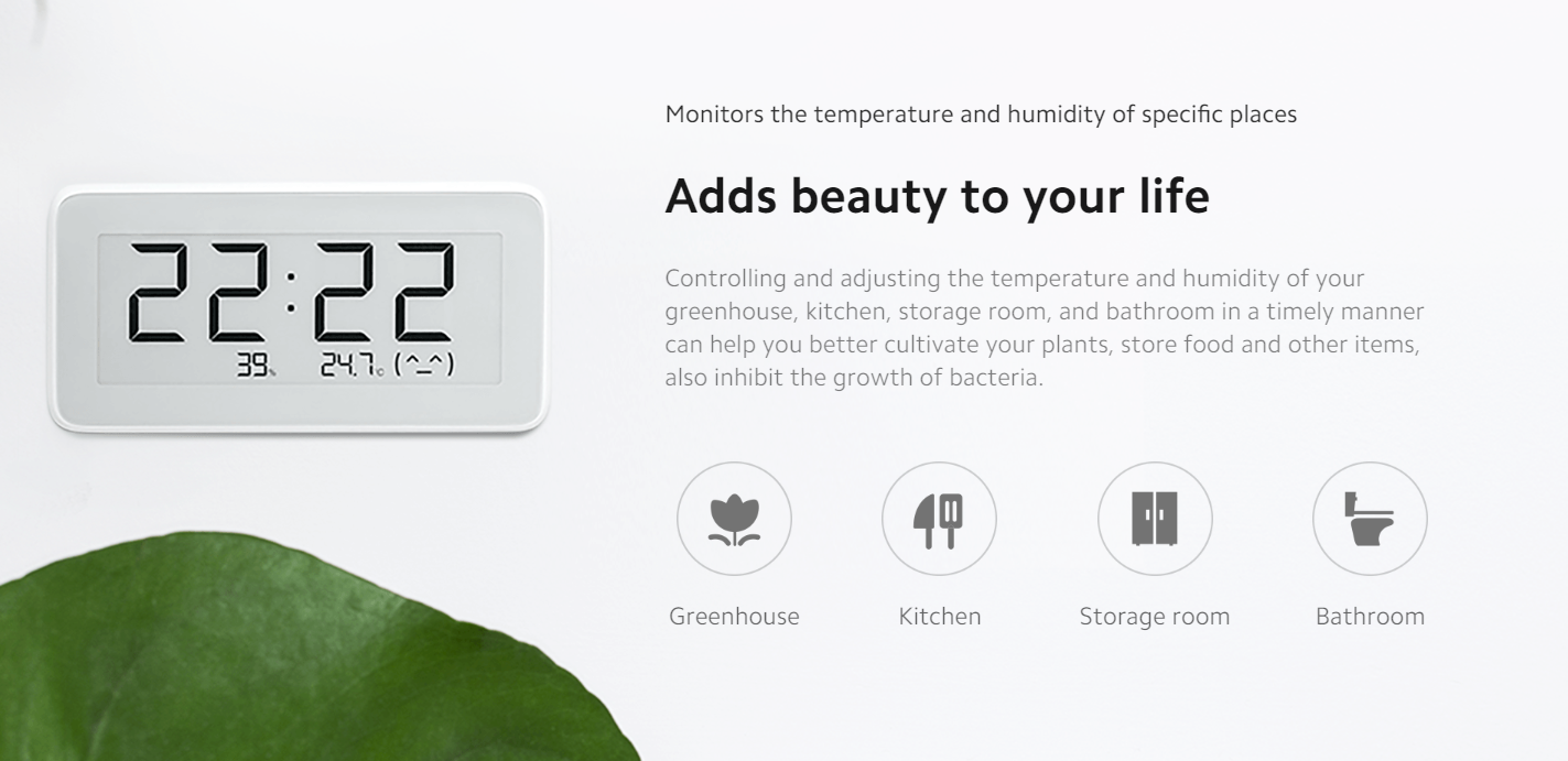 Xiaomi Temperature and Humidity Monitor