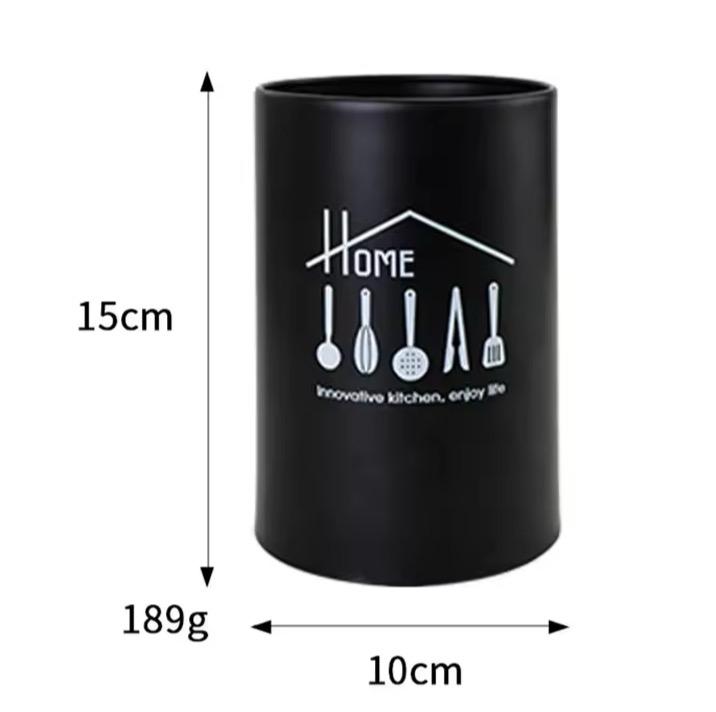 Metal Design Chopstick Holder, Creative Kitchen Tableware Spoon Holder, Chopstick Storage Barrel