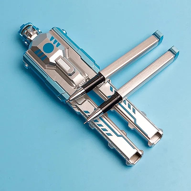 Creative Deformation Robot Shape Gel Pen, Detachable Twin Transformers Gel Pen, Creative Robot Shape Gel Pen, Folding Robotic Gel Pen, 2 In 1 Ball Pen For Kids, Ink Signature Pen, Stationary Student Writing Office Supplies