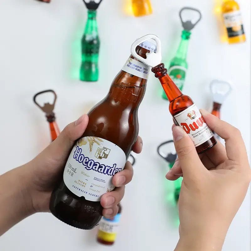 Mini Bottle Opener, Magnetic Fridge Bottle Opener.