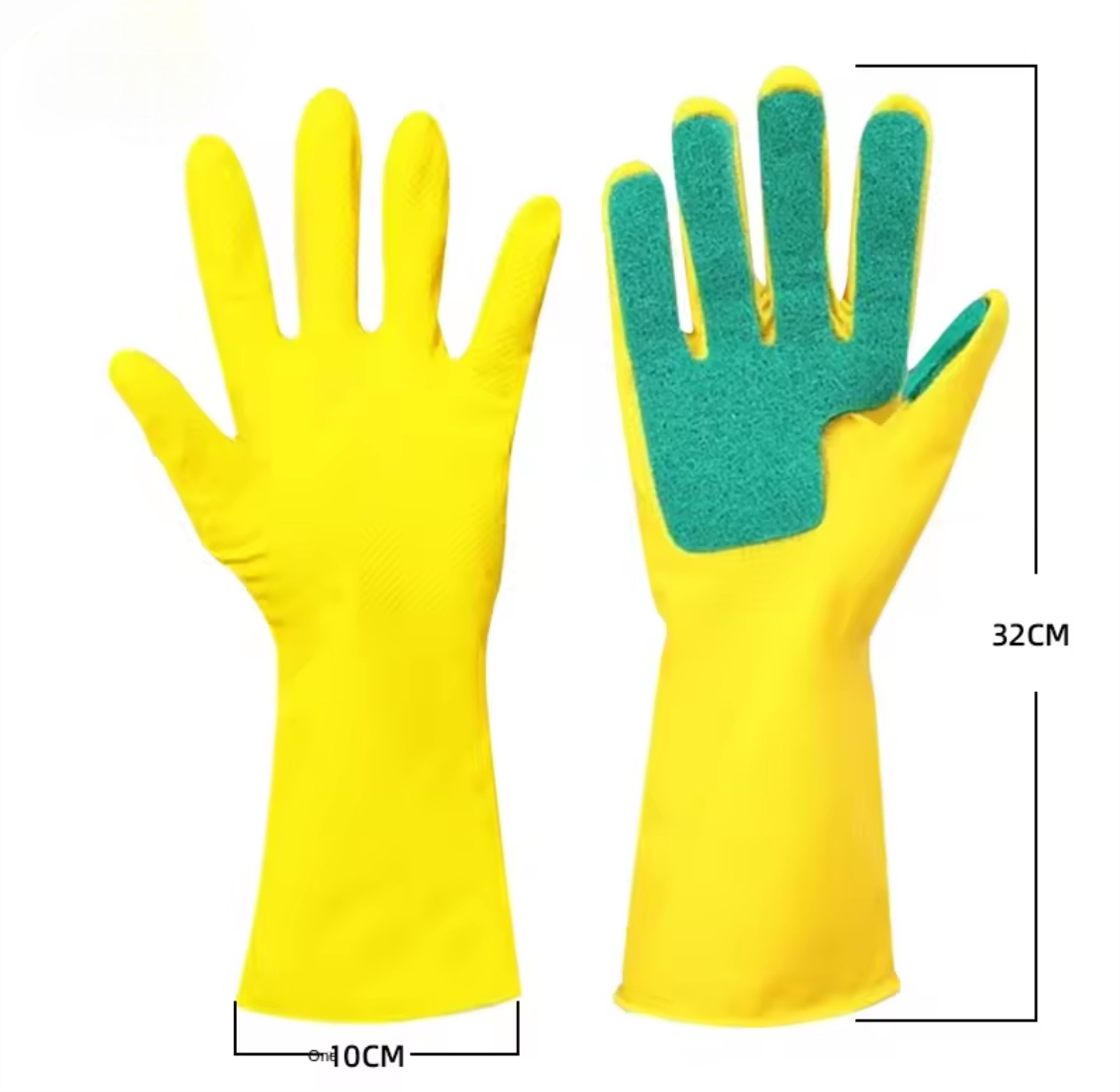 Creative Dish Washing Gloves, Reusable Silicone Dish Washing  Sponge Gloves, Waterproof Kitchen Cleaning Gloves