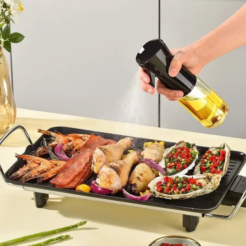 200ml Sauce Sprayer Bottle, BBQ Cooking Kitchen Olive Oil Sprayer, Oil Spray Empty Bottle, High Pressure Spray Bottles, Multipurpose Spray Bottle, Cooking Mister Spray Kitchen Tool