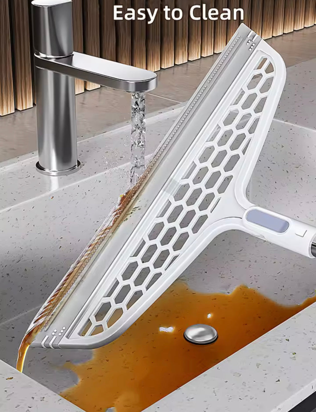 180° Rotatable Magic Rubber Broom Mop, Hand Dust Silicone Broom, Home Floor Cleaning Squeegee Wiper, Flooring Household Cleaning Tool