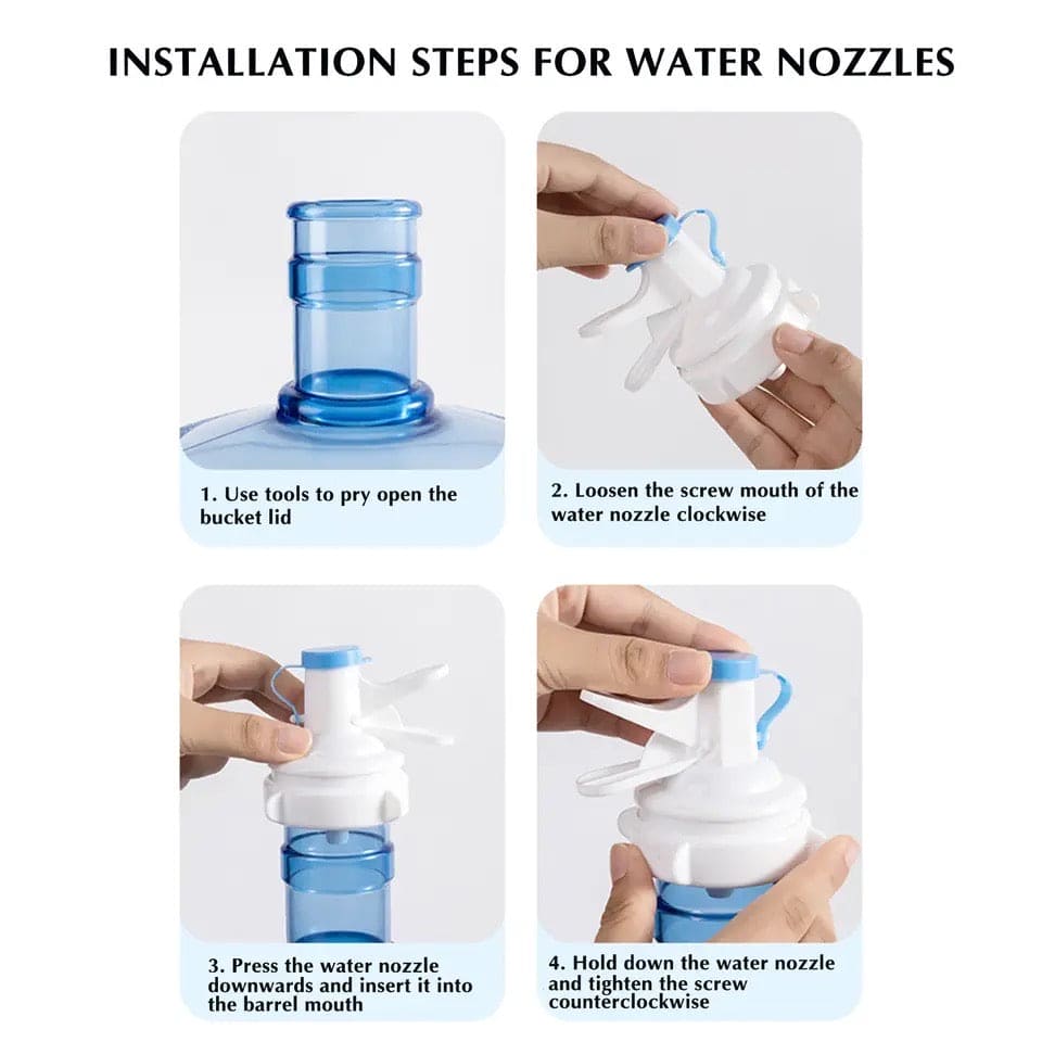 Dispenser Bottle Stand With Faucet, Non Slip Water Galloon Drink Cradle Rack with Water Spout, Purified Water Bucket Rack With Tap, Camping Water Faucet Bottled, Water Spout Barreled Water Pump, Dustproof Nozzle Tap Drinking Fountain Camping Rack