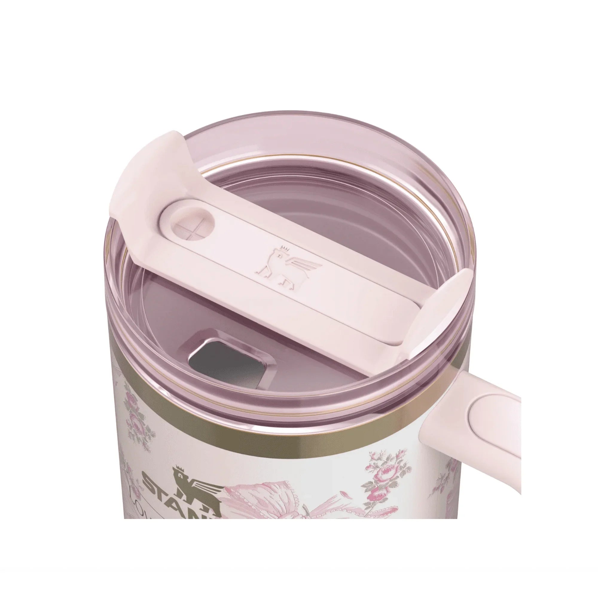 The Stanley X LoveShackFancy Holiday Quencher | 40 OZ - Rosa Beaux Pink