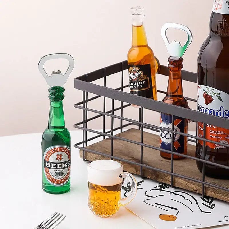 Mini Bottle Opener, Magnetic Fridge Bottle Opener.