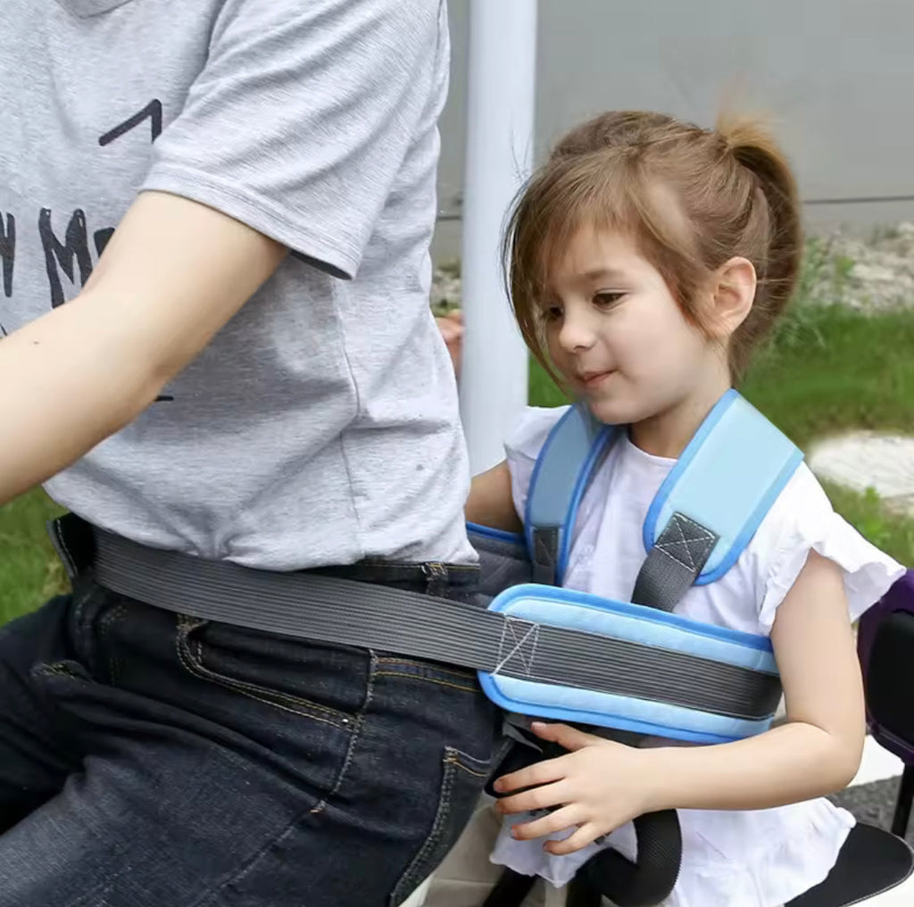 Kids Bike Safety Protection Belt, Adjustable Motorcycle Safety Belt For Children, Scooter Strap Baby Carrier Seat Belt