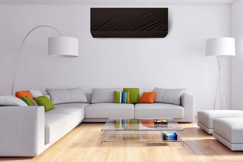 1/1.5 Ton Air Conditioner Waterproof Cover For Indoor And Outdoor, Adjustable Dust Proof AC Cover, Printed Quilted AC Cover