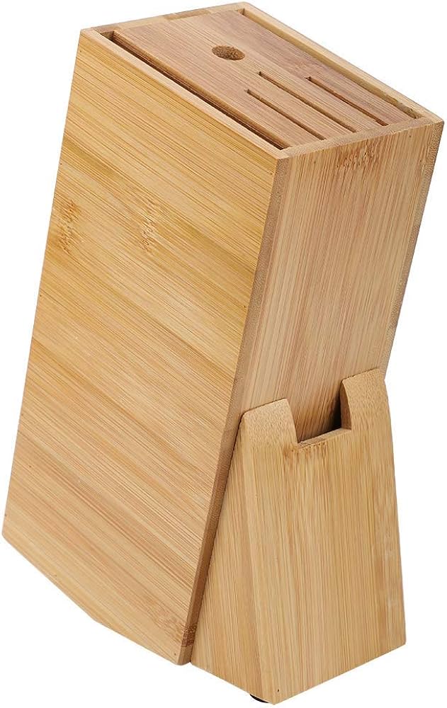 8pcs Kitchen Pine Knives Set With Wooden Holder, Kitchen Drawer Utensils Holder, Wooden Knife Organizer Case