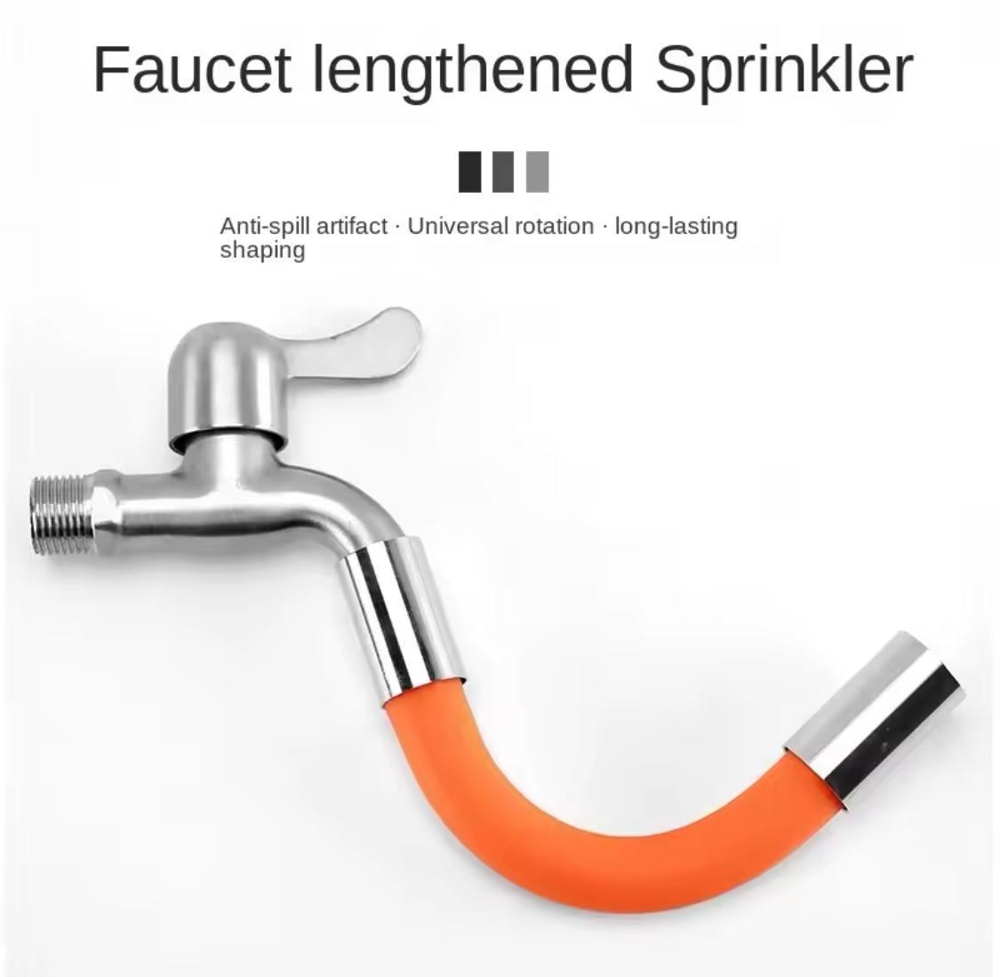 360° Rotation Faucet Extender Pipe, Kitchen Faucet Extension Hose Pipe, Durable Bathroom  And Garden Splash Proof Hose