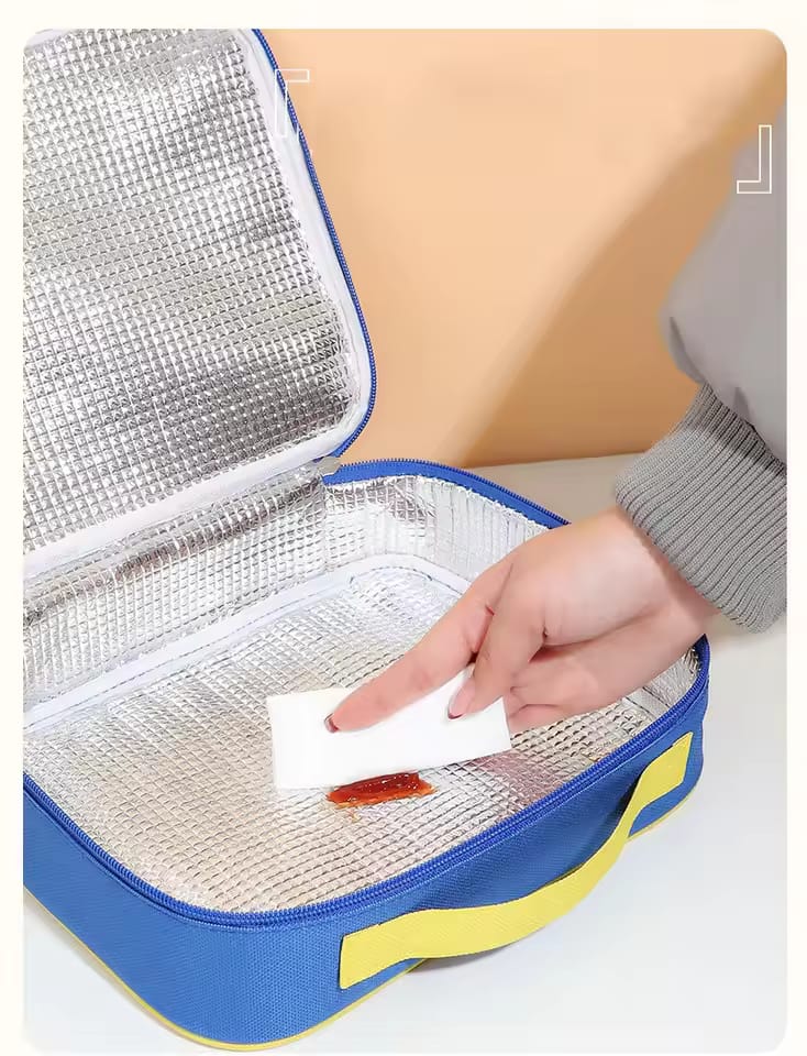 Animated School Thermal Lunch Bag, Cute Large Capacity Lunch Bag, New Style Insulated Kids Lunch Bag