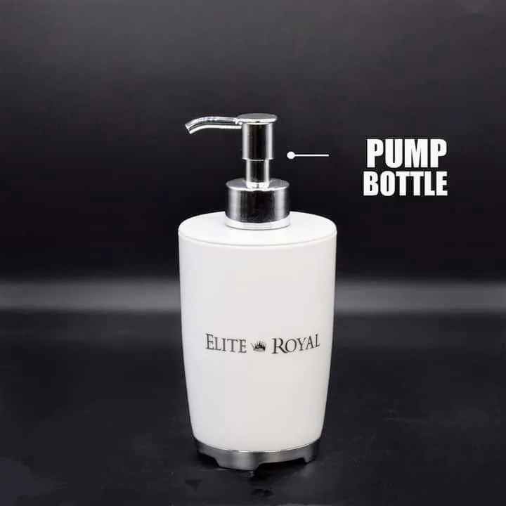 4Pcs Elegant Bathroom Set, High Quality Bath Accessories, Toothbrush Holder, Soap Dish And Lotion Dispenser