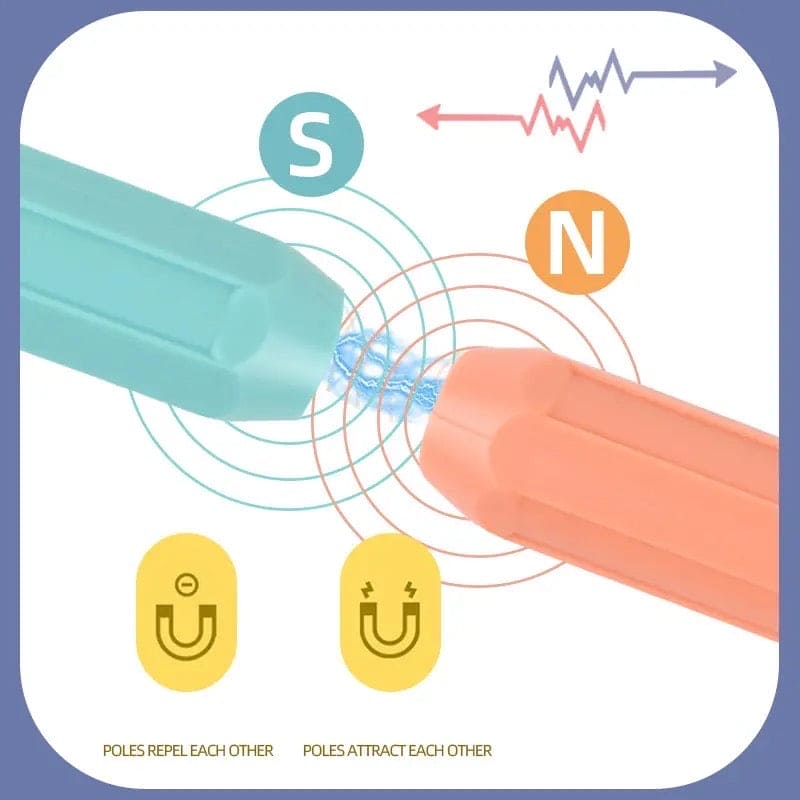 Magnetic Blocks Bar Toy, Magnetic Sticks & Balls Building Blocks Toys.